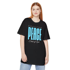 Pray for Peace Unisex Long Body Urban Tee