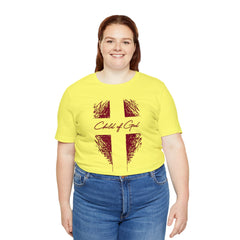 Camiseta de manga curta unissex Shield and Cross