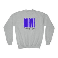 Brave Child of God Youth Crewneck Sweatshirt