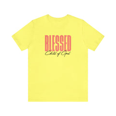 Blessed Child of God Men's Jersey Short Sleeve Tee