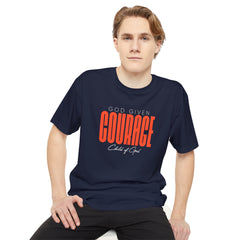 God Given Courage Men's Long Body Urban Tee