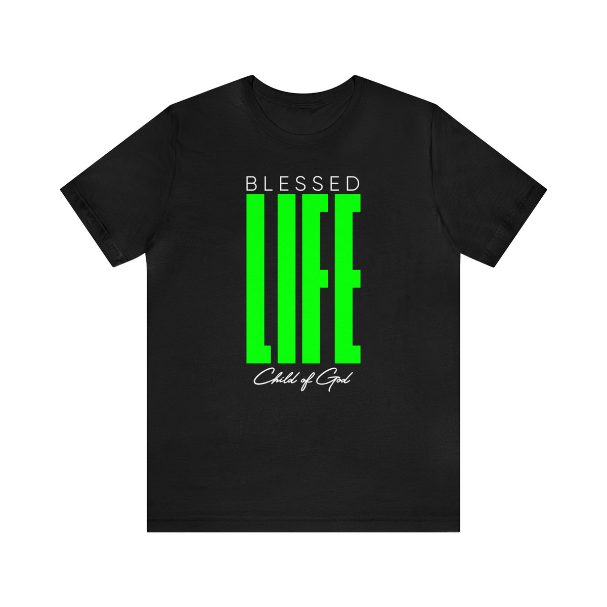 Blessed Life Men's Jersey Short Sleeve Tee