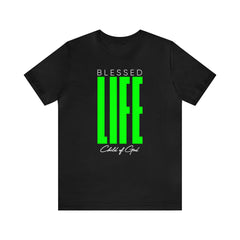 Blessed Life Men's Jersey Short Sleeve Tee