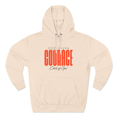 God Given Courage Men's Premium Pullover Hoodie