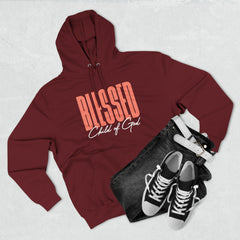 Blessed Child of God Men's Premium Pullover Hoodie