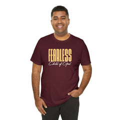 Fearless Child of God Men's Jersey Short Sleeve Tee