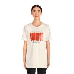 Camiseta unissex de manga curta God Given Courage