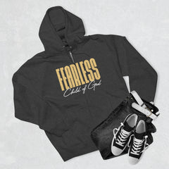 Fearless Child of God Men's Premium Full Zip Hoodie