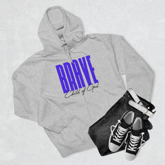 Brave Child of God Premium-Hoodie mit durchgehendem Reißverschluss für Herren