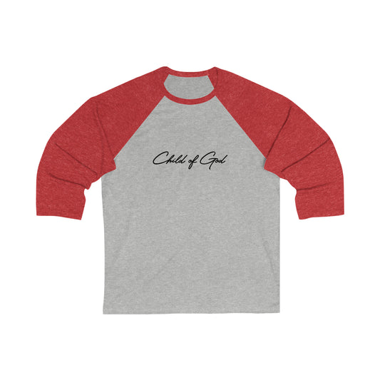 Baseball-T-Shirt für Herren im klassischen Design mit 3/4-Ärmeln