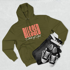 Blessed Child of God Men's Premium Pullover Hoodie